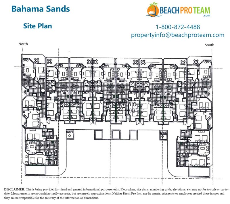 Bahama Sands Site Plan